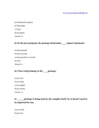 This Set Of Advanced Java Multiple Choice Questions Docx This Set Of - Geometric Pictures - Classic Desktop Collection