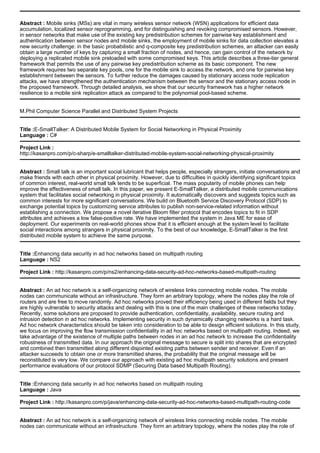 M E Computer Science Parallel And Distributed System Projects Pdf - Download Perfect Abstract Background | Full HD
