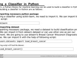 Machine Learning With Python Machine Learning Algorithms Pdf