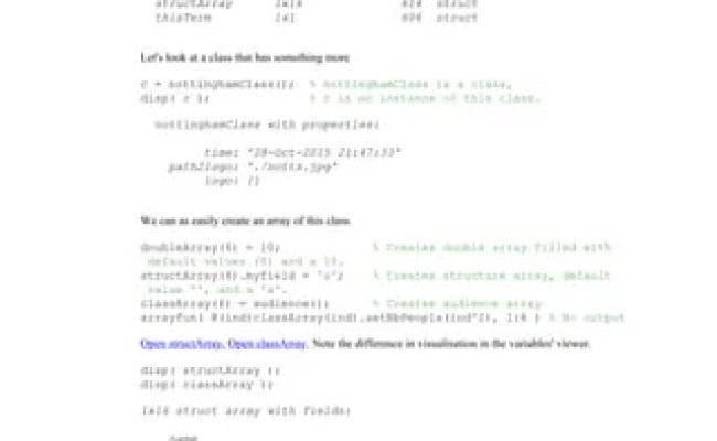 Object Oriented Programming In Matlab | PDF