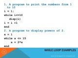 Matlab Script Loop Control Pptx