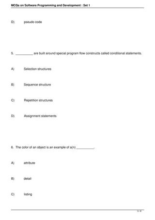 Selection Structure Week 4 Pdf Software Development Computing - Abstract Design Collection - Mobile Quality