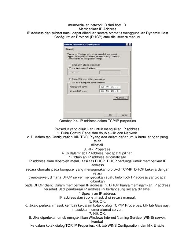 Memahami ip address dan subneting bagi