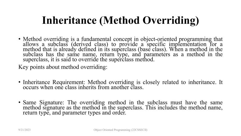 Method Constructor Method Overloading Method Overriding Inheritance - Ultra HD Colorful Photos for Desktop