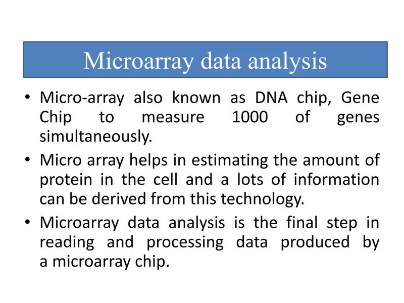 Microarray Data Analysis By Ritesh Kumar Pptx - Best Ocean Textures in Ultra HD
