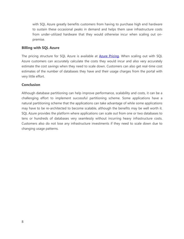 Microsoft Sql Azure Scaling Out With Sql Azure Whitepaper Pdf - Premium Mountain Pattern Gallery - Ultra HD