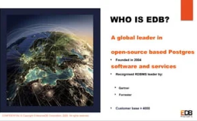 No Time To Waste: Migrate From Oracle To EDB Postgres In Minutes | PPT