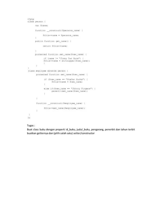Modul 3 Object Oriented Programming Dalam Php Pdf - Premium Abstract Image Gallery - Full HD