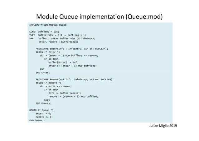 Modula 2 Tutorial 002b Module Queue Example Ppt - Best Dark Patterns in Ultra HD
