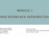 User Interface Design Module 1 Introduction Pdf