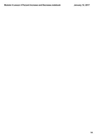 Module 4 Lesson 4 Percent Increase And Decrease Pdf - High Quality Ultra HD Landscape Photos | Free Download