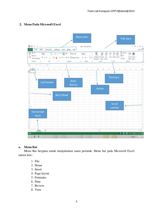 Top Pdf Microsoft Excel 2013 123dok Fungsi-fungsi dasar tersebut antara lain.