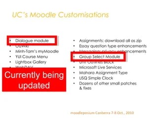 Access assignments, rosters, and resources, and synchronize grades with your lms gradebook. Customizing Moodle Balancing The Value Equation