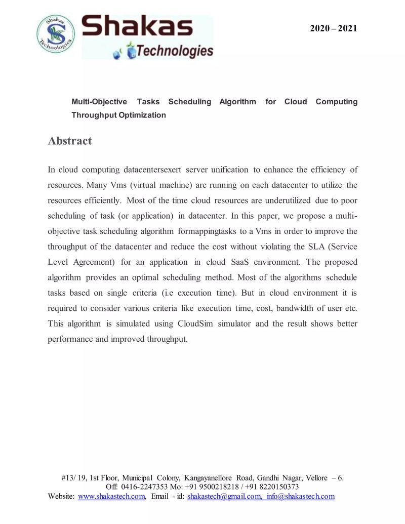 Figure 1 From An Effective Multi Objective Task Scheduling Algorithm Using Min Max Normalization - Premium Geometric Image Gallery - HD