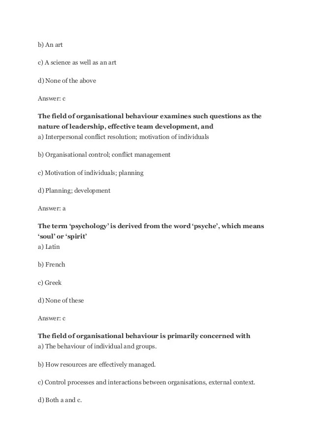 Management Quiz Questions With Answers Multiple choice questions and answer for logistics bing.