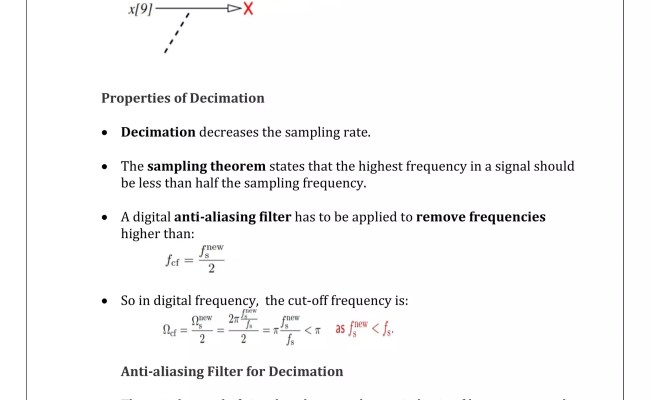 Multirate Signal Processing And Decimation Interpolation | PDF