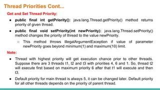 Java Multithreading Methods Getpriority Setpriority In Hindi - Amazing Space Photo - Retina