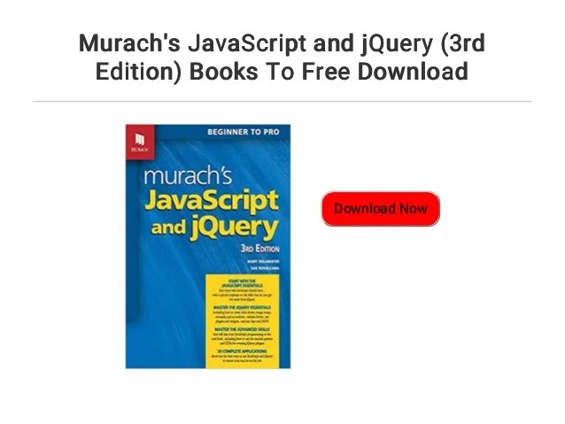 Javascript And Jquery Book Pdf Free Download 