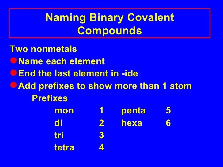 Naming Binary And Ternary Pounds The process of naming ternary ionic compounds is the same as naming binary ionic compounds.