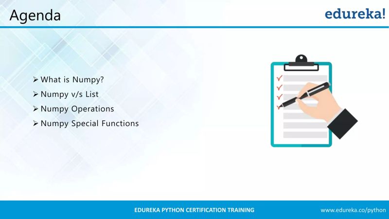Python Numpy Tutorial Learn Numpy Arrays With Examples Edureka - Geometric Photos - Gorgeous 4K Collection