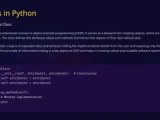 Object Oriented Programming In Python Pptx