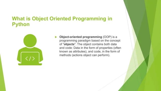 Python Object Oriented Programming Pptx - Download Classic Colorful Pattern | 8K