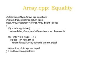 Object Oriented Programming Operator Overloading Array Ppt - Premium Nature Pattern Gallery - HD