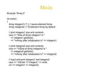 Is 12308 Object Oriented Programming Lecture 8 Arrays Pdf Array Data Type Integer - Premium Colorful Illustration Gallery - Retina