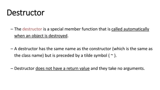 Object Oriented Programming Oop Using C Lecture 4 Pdf - Ultra HD Space Backgrounds for Desktop