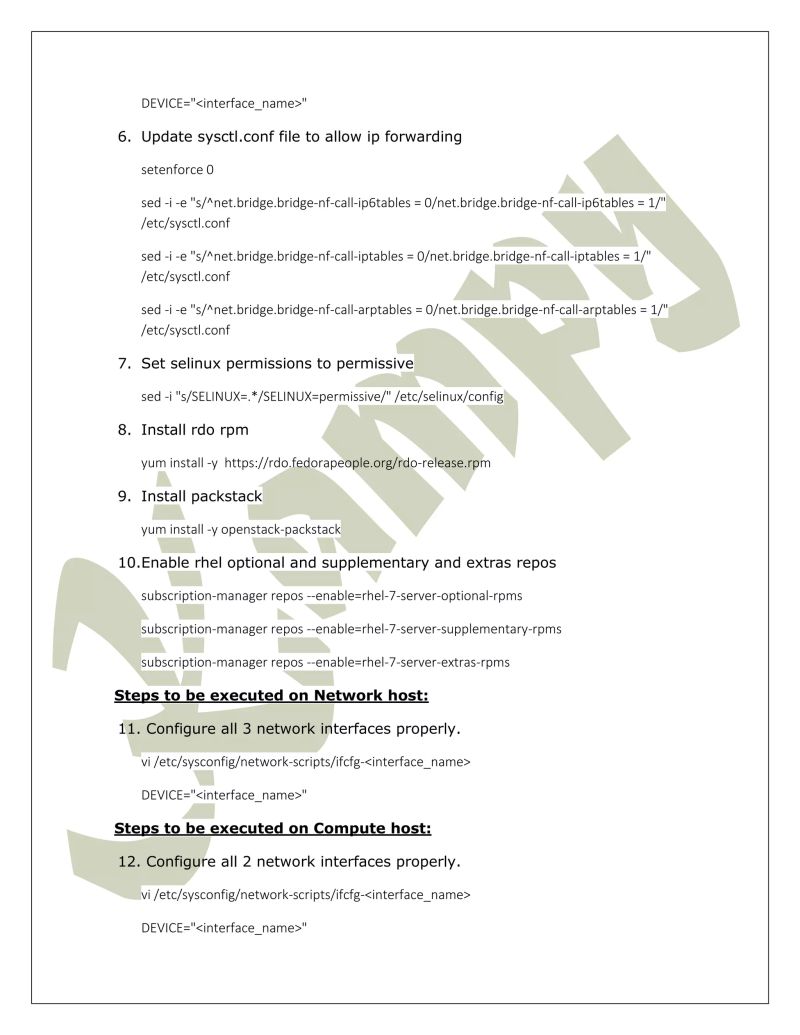 Openstack Installation Using Rdo Multi Node Pdf - Elegant Dark Background - Full HD