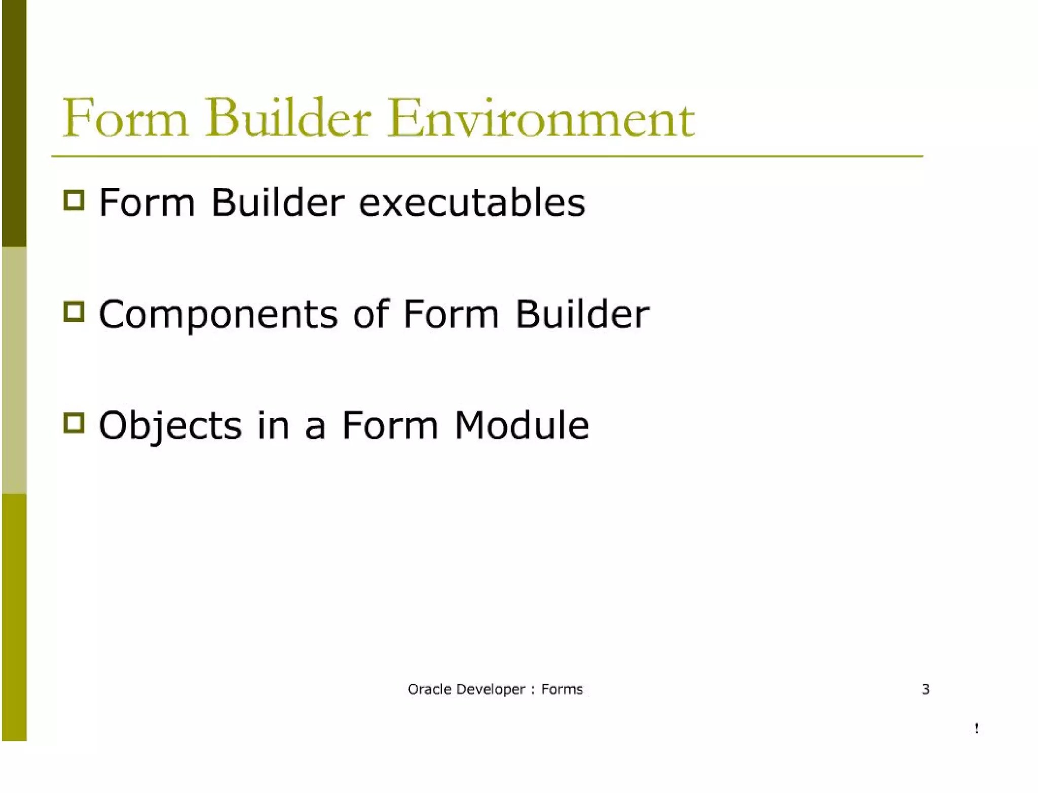 Oracle forms tutorial