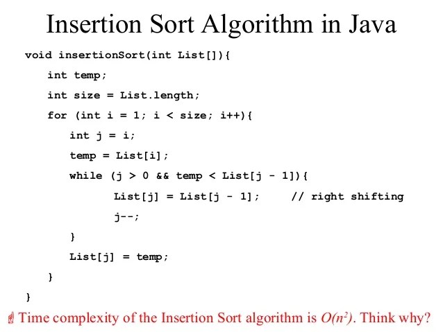 Selection Sort & Insertion Sort | hhAPComputerScience