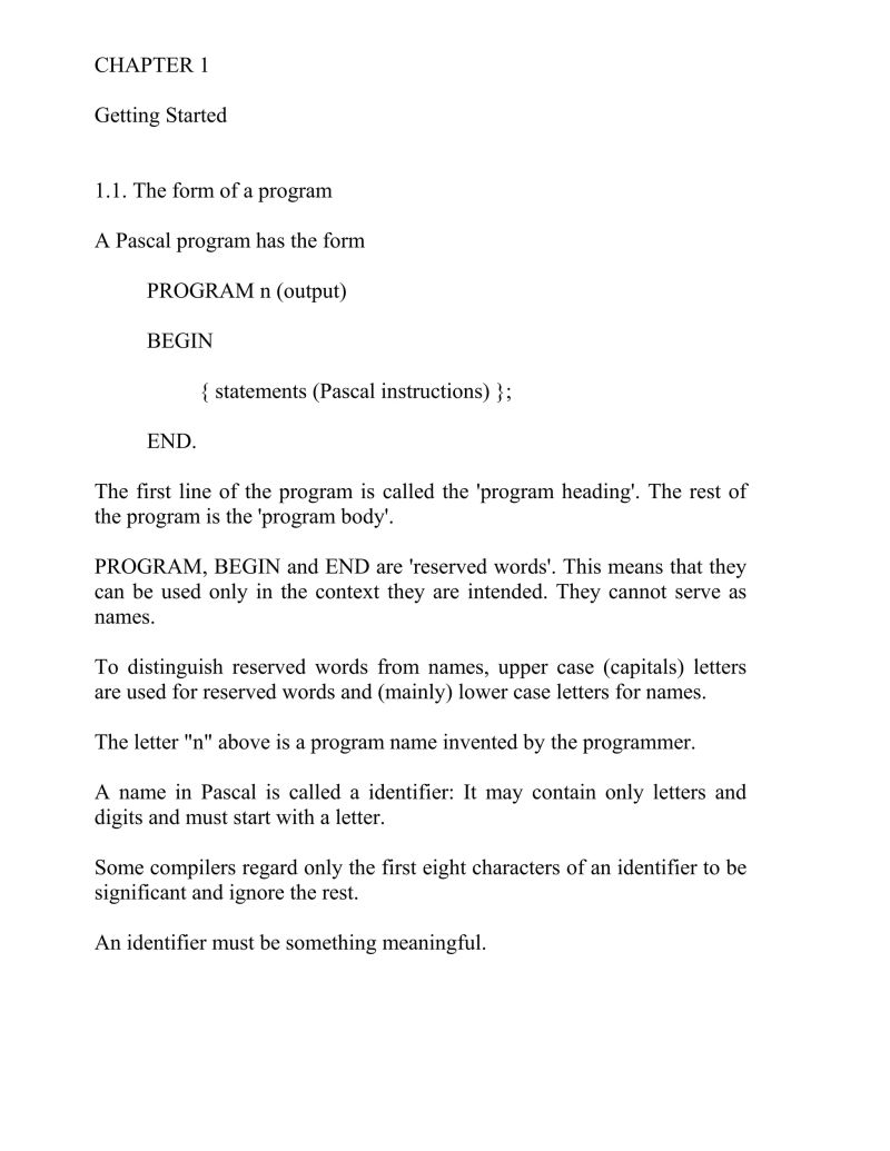 Pascal Programming Lecture Notes Pdf - 4K Mountain Designs for Desktop