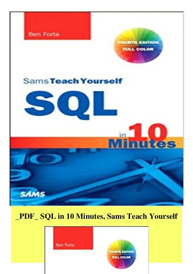 Sams Teach Yourself Sql In 10 Minutes 3rd Edition Ti liu Sams Teach Yourself CSS in 24 Hours- P1 doc.