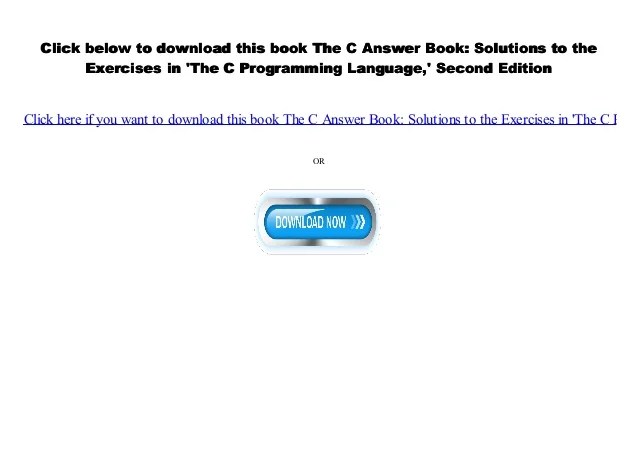 The C Programming Language Brian Kernighan Pdf 08 2021 Ritchie Prentice Hall 1988.