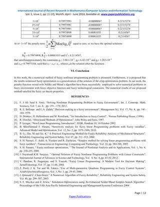 Table 3 From Solving Fuzzy Nonlinear Programming Problems With Exterior - Geometric Images - Amazing 8K Collection