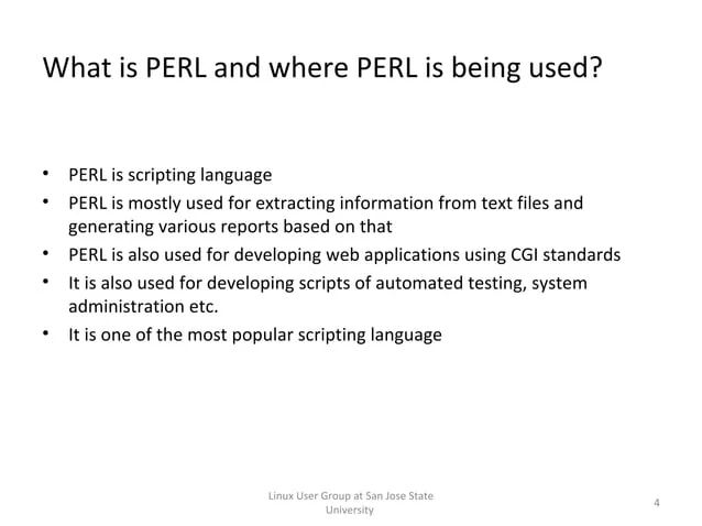 Perl 101 The Basics Of Perl Programming Ppt Programming Languages - Stunning Ocean Image - High Resolution