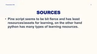 Pine Script Python Pdf Pptx - Download Elegant Vintage Texture | Retina