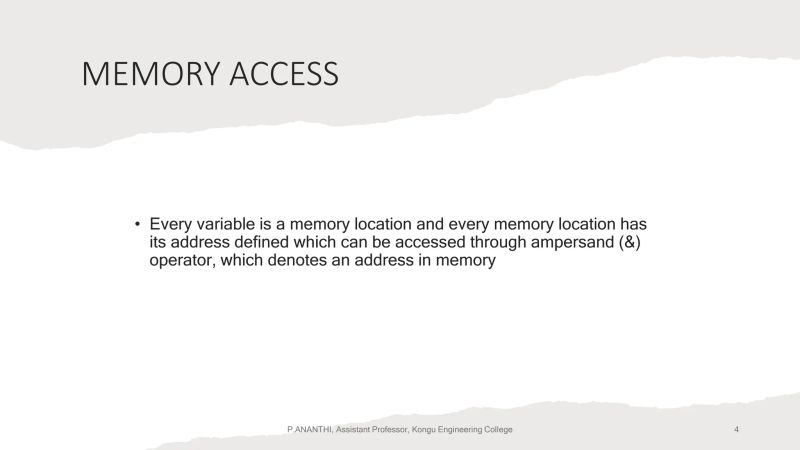Pointers And Array Pointer And String Pptx Programming Languages Computing - High Quality Full HD Vintage Pictures | Free Download