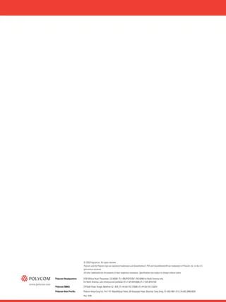 Polycom Communicator Data Sheet Pdf - Colorful Illustration Collection - 4K Quality