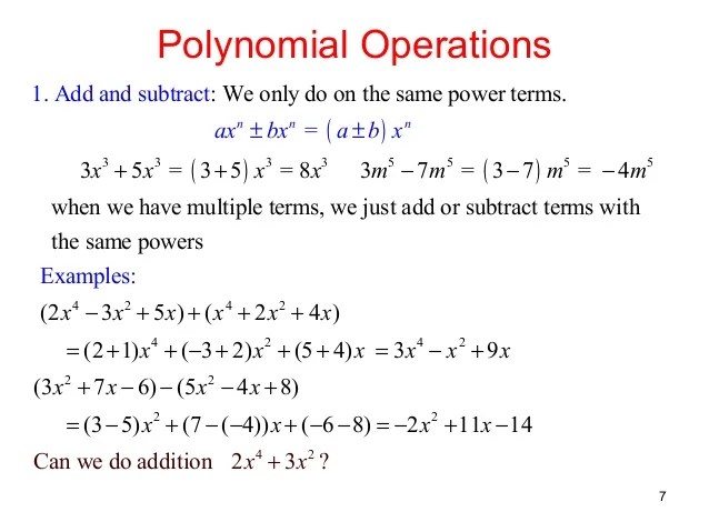 5 1 Operations With Polynomials Answers With Work 46+ Pages Explanation in Google Sheet [1.9mb] - Updated 2021 