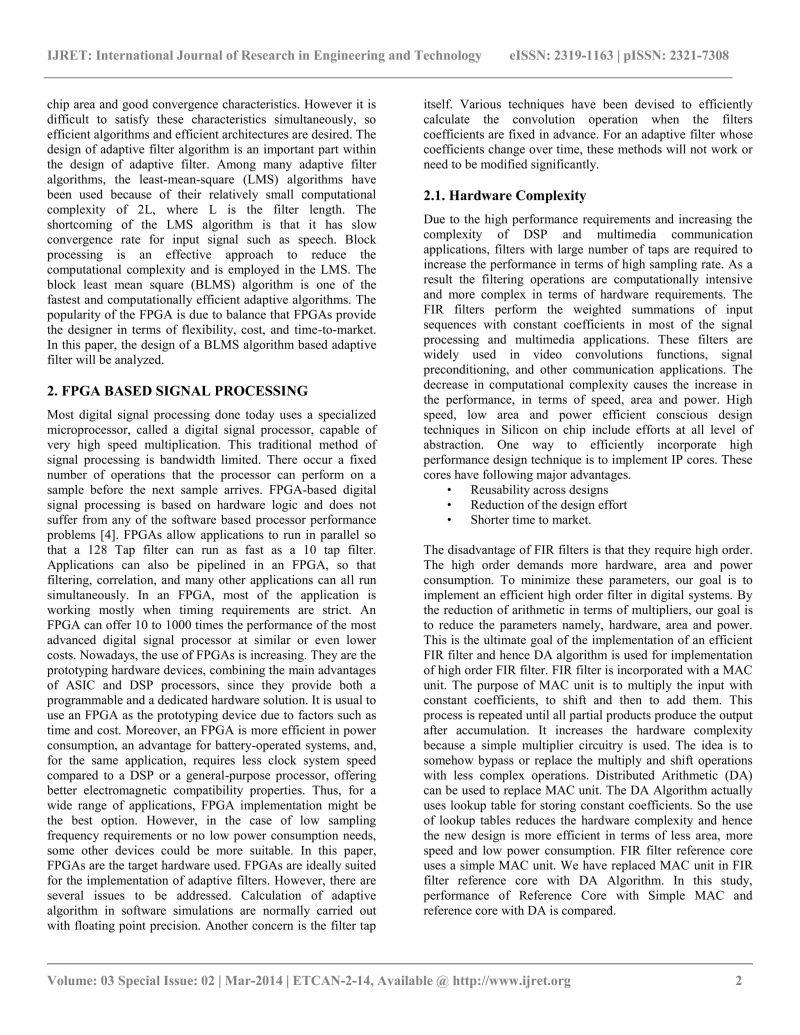 Power Efficient And High Throughput Of Fir Filter Using Block Least - Ocean Patterns - Modern HD Collection