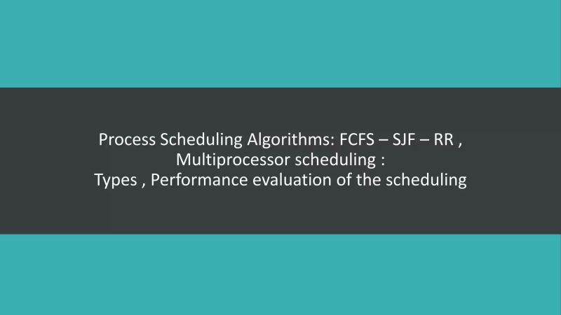 Process Scheduler And Process Scheduling Algorithms Pdf - Premium Space Photo Gallery - HD