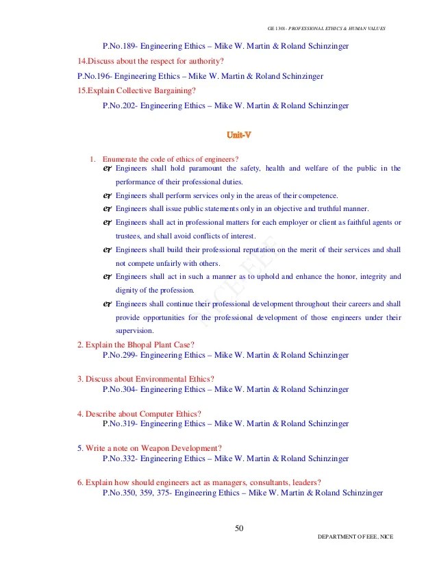 Ge6075 Professional Ethics In Engineering May June 2016 Question Paper University Question Papers 