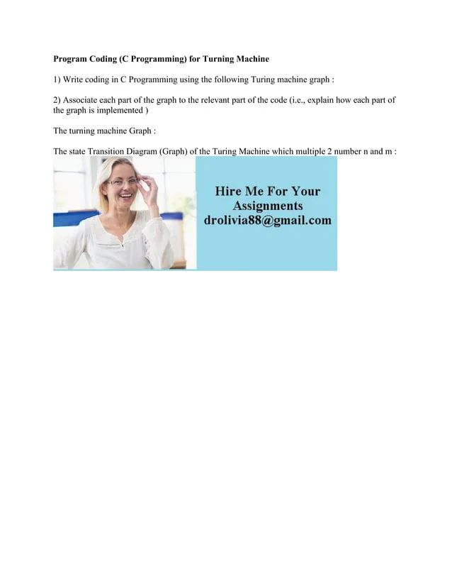 Program Coding C Programming For Turning Machine 1 Write Coding In Pdf - Download Artistic Gradient Illustration | Full HD