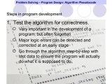 Program Design And Problem Solving Techniques Ppt