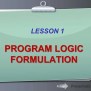 Program Logic Formulation | PPTX
