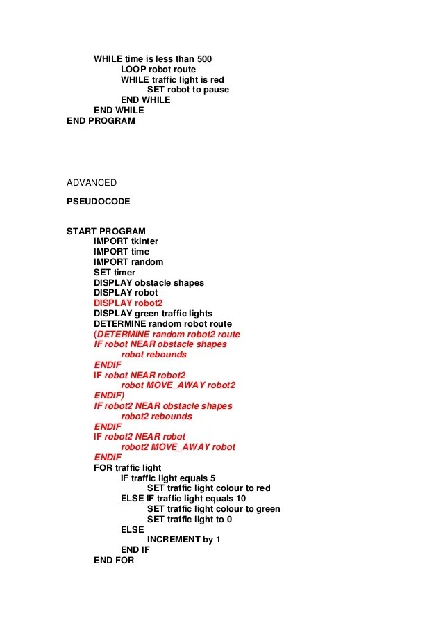 Pseudo Code For Decision Making Download Scientific Diagram The states are greenLeft yellowLeft green yellow and red.