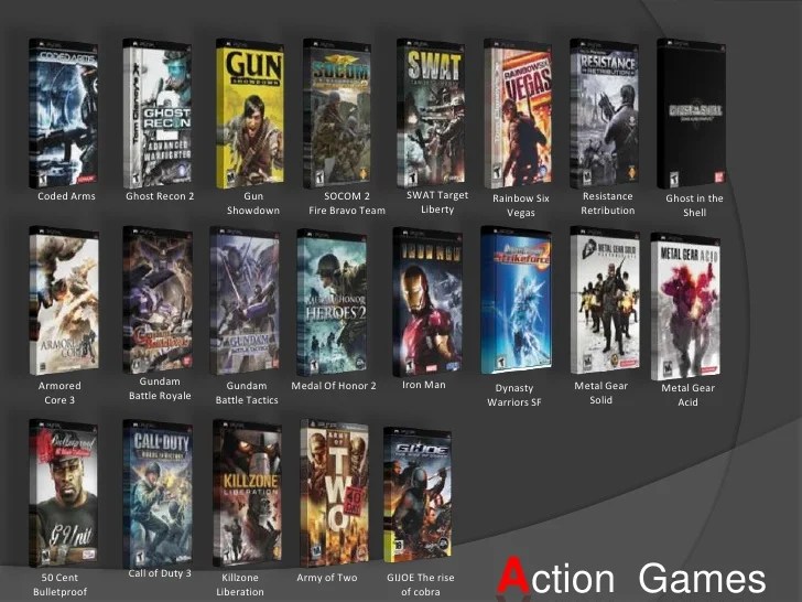 Psp Game Collections
