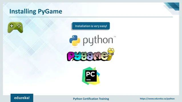 Pygame Tutorial Game Development Using Pygame In Python Edureka - Modern Full HD Geometric Patterns | Free Download